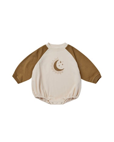 Rylee + Cru Crew Neck Romper, Moonlight